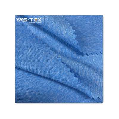 Polyester Spandex cationic style elastic knitted fabric Quick dry Anti uv Anti microbial fabric for lululemon yoga