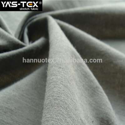 Grey Bamboo Charcoal 57 Polyester 3 Spandex Fabric Warp Elastic Stretch Textile Fabric For Sportswear Jacket Shirt