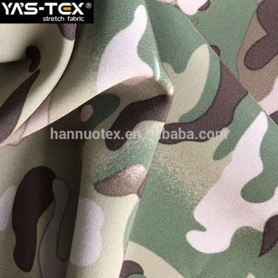 4 way stretch camouflage swimwear fabric