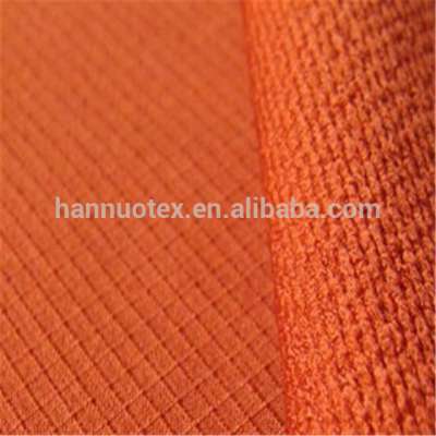 4 way stretch polyester grid sport cloth fabric