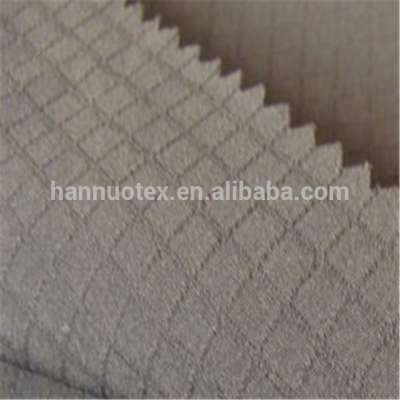 polyester lycra grid cloth fabric