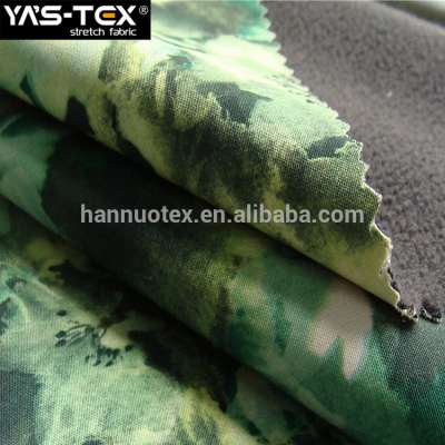 Free samples sportswear camouflage fabric waterproof breathable laminated 100 polyester polar fleece fabric