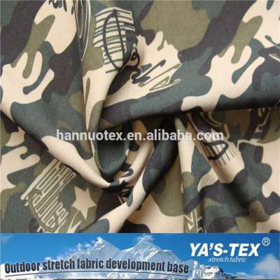 Online shopping woven printed fabric breathable waterproof nylon elastane fabric